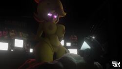 3d 3d_(artwork) 3d_animation animated ass big_breasts breasts bulge cally3d chica_(cally3d) chica_(fnaf) chiku chiku_(cryptia) clazzey cowgirl_position cryptiacurves dick fazclaire's_nightclub five_nights_at_freddy's fnaf fredina's_nightclub horsecock naked nude office penis riding riding_penis scottgames security_guard sex skxx_elliot sound stomach_bulge straight vaginal_penetration video