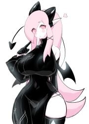 ami_(gwain_saga) big_breasts bottom_heavy child_bearing_hips gwain_saga hourglass_figure huge_breasts large_breasts long_hair pink_eyes pink_hair plain_background tail thick_thighs thighhighs thunder_thighs top_heavy usa37107692 white_background wide_hips