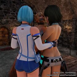 3d 3girls bondage dead_or_alive dead_or_alive_xtreme_venus_vacation gore guro hentaibase lesbian_bondage marie_rose nico_(doa) tamaki_(doa) torture torture_chamber yuri yuri_guro