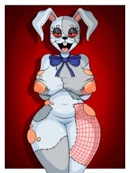 bedroom_eyes belly big_breasts big_breasts breast_squeeze breasts breasts breasts buckteeth bunny_ears bunny_girl bunnysuit cock_hungry eyelashes five_nights_at_freddy's five_nights_at_freddy's:_security_breach grabbing grabbing_own_breast gravity_breaker hips holding_breast lactation lactation looking_at_viewer midriff open_mouth rabbit rabbit_ears red_eyes ripped_clothing squeezing_breast squinted_eyes suggestive suggestive_look thick_thighs thighs tongue vanny_(fnaf) wet_panties wet_pussy wide_hips