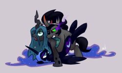 alicorn changeling equine female friendship_is_magic hair horse king_sombra_(mlp) my_little_pony nightmare_moon_(mlp) open_mouth ponchuzn pony princess_luna_(mlp) queen_chrysalis_(mlp) sex smooth_skin unicorn