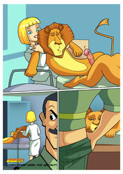 alakay_alex arabatos ass comic dreamworks feline female feral florence_the_lioness human lion madagascar_(series) madagascar_escape_2_africa male paramount_pictures penis straight tagme tail