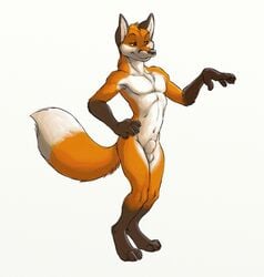 adam_wan alister canine cute fox fur furry_ears furry_tail male male_only nude solo tail