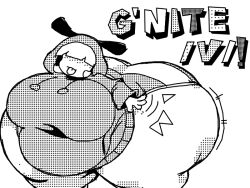 /v/ 1girls ass belly black_and_white breast chubby chubby_female fat female female_only goomba goomba_girl hair_covering_eyes hair_over_eyes hips hoodie jacket large_ass large_breasts mario_(series) monochrome nintendo no_color overweight overweight_female panties shortstack slapping_ass slapping_butt slapping_own_ass solo stomach thick_thighs thighs tongue tongue_out underwear unknown_artist wide_hips