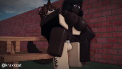 1boy 1girls 3d animated beret cat_ears cat_tail catboy cum cum_in_pussy cum_inside dark_skin interracial kraxxcat military_hat purring roblox robloxian self_upload sitting_on_lap sound source_request straight tagme twitter_username video whiskers