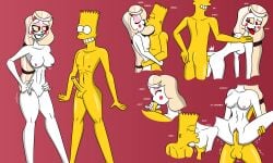 1boy 1girls aged_up balls bart_simpson blonde_hair blowjob breast_sucking breasts charlie_morningstar_(hazbin_hotel) cheating_girlfriend crossover cum cum_in_ass cum_in_pussy cum_inside demon demon_girl dick doggy_style erection female hazbin_hotel kissing male male/female nipple_to_nipple nipples nipples_touching penis pussy reaper2545 sex tagme the_simpsons tongue_out weird_crossover yellow_body yellow_skin