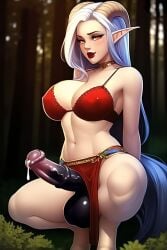 1futa ai_generated arm_support balls big_balls big_breasts big_penis bottomless_loincloth breasts clothed clothing collar dickgirl elf_ears erection erection_under_clothes erection_under_loincloth forest futa_only futanari goat_legs hanging_balls horns horse_legs horse_tail horsecock horsecock_futanari huge_cock humanoid intersex jewelry leaking_precum light-skinned_futanari light_skin loincloth loincloth_aside loincloth_lift long_hair mostly_nude nai_diffusion navel nipples_bulge original pale_skin penis penis_out penis_under_clothes penis_under_loincloth perky_nipples pointy_ears precum ram_horns red_bra red_lips shiny_balls solo squatting stable_diffusion thick_legs thick_thighs toned_legs toned_stomach white_hair yellow_eyes