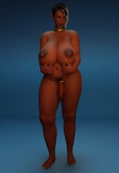 1futa 3d angry_face angyzinn bbw big_breasts big_butt blender chubby chubby_futanari cock_ring dark-skinned_futanari dickgirl fat fat_ass fat_butt futa_only futanari gold_cock_ring gold_nail_polish gold_nipple_ring gold_toenail_polish metallic_nail_polish nude nude_futanari original_character pinup solo solo_futa sweat sweaty_body toenail_polish zinneera