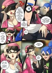 agent_3_(splatoon) callie_(splatoon) comic inkling inkling_boy inkling_girl kinkymation male_new_agent_3_(splatoon) new_agent_3_(splatoon) splatoon splatoon_(series)