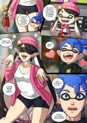 agent_3_(splatoon) callie_(splatoon) comic inkling inkling_boy inkling_girl kinkymation male_new_agent_3_(splatoon) new_agent_3_(splatoon) splatoon splatoon_(series)