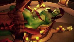 1boy 1girls 2014 3d animated blizzard_entertainment female green_skin hands_behind_back interspecies large_breasts male mantid mp4 no_sound orc orc_(warcraft) original_character rape red_hair rexxcraft sex shai_darksoul vaginal_penetration video warcraft world_of_warcraft