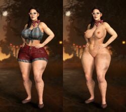 1girls 3d alternate_costume big_ass big_breasts daz3d daz_studio dbd dead_by_daylight discronic24 female_only jane_romero nude nude_female solo_female tagme voluptuous