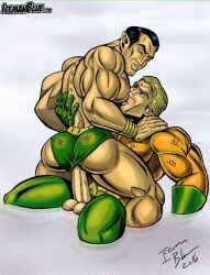 2boys anal anal_sex apple_butt aquaman aquaman_(series) aroused arthur_curry ass balls big_ass big_penis black_hair blonde_hair crossover dark_hair dc dc_comics fat_ass fit fit_male gay gay_sex gloves green_speedo hero icemanblue light-skinned_male light_skin male male/male male_only marvel marvel_comics muscular muscular_male namor penetrate penetration penis pointy_ears round_ass sex speedo sub-mariner sucking sucking_nipples superhero testicles x-men yaoi