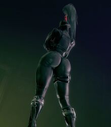 1girls 3d armor ass black_hair black_legwear callidus_assassin helmet huge_ass imperium_of_man large_ass officio_assassinorum rodler-h8 solo solo_female tagme thick_thighs warhammer_(franchise) warhammer_40k