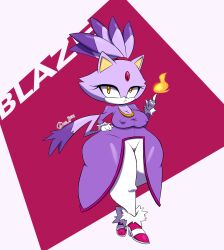 big_breasts blaze_the_cat breasts cinderdraws female sega sonic_(series) tagme