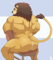 animal_humanoid anthro ass bara bara_ass barazoku big_ass big_ass_(male) big_butt bubble_ass bubble_butt dat_ass dat_butt dumptruck_ass dumptruck_butt fat_ass fat_butt felid feline furry huge_ass huge_butt humanoid large_ass large_butt lion looking_at_viewer looking_back male male_only massive_ass massive_butt muscle_ass muscle_butt muscles muscular muscular_ass muscular_butt nude plump_ass plump_butt round_ass round_butt solo solo_male spread_legs tylerstark