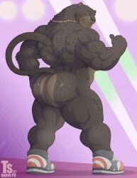 animal_humanoid anthro ass bara bara_ass barazoku big_ass big_ass_(male) big_butt black_fur bubble_ass bubble_butt dat_ass dat_butt dumptruck_ass dumptruck_butt fat_ass fat_butt furry huge_ass huge_butt humanoid large_ass large_butt leopard looking_at_viewer looking_back male male_only massive_ass massive_butt muscle_ass muscle_butt muscles muscular muscular_ass muscular_butt nude plump_ass plump_butt round_ass round_butt shoes shoes_only solo solo_male tail tylerstark