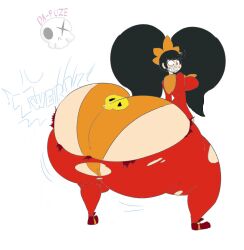 1girls ashley_(warioware) ass_cleavage ass_expansion black_hair bottom_heavy butt_crack da-fuze edit huge_ass hyper hyper_ass long_hair mario_(series) massive_ass mind_control thick_thighs twerk_hypnosis twerking wario_(series) warioware witch