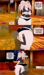 3d ass big_ass danganronpa danganronpa:_trigger_happy_havoc facesitting fart fart_fetish farting farting_in_face female junko_enoshima koikatsu mukuro_ikusaba shora_gasniffa sniffing sniffing_ass