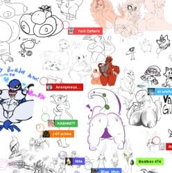 artesjsc big_ass big_breasts breasts bubble_butt character_request cleavage female furry huge_ass huge_breasts nipples tagke tagme thick_thighs wide_hips