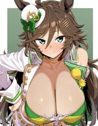 1girls ai_generated animal_ears anthropomorphization artist_request eyes female hair legs mr.c.b(umamusume) skin tagme umamusume umamusume_pretty_derby young