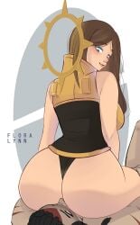 adepta_sororitas armor ass_focus dreadlocks eating_ass facesitting imperium_of_man kharn_the_betrayer living_saint looking_back plump_ass saint_celestine space_marine tan_skin thick_ass underwear warhammer_(franchise) warhammer_40k world_eaters