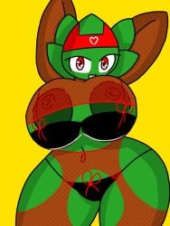 1girls anthro anthrofied ass breasts breasts female fishnets flora_fauna plant plant_girl plant_humanoid plantie plants_vs._zombies plants_vs_zombies popcap_games pussy strawberry50301 weed_(pvz)