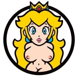 1girls ass breasts female mario_(series) nude princess_peach susananas tagme