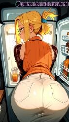 1girls 2025 ai_generated artist_name ass backboob blonde_hair breasts breasts breasts bust car chest cup electroworld female final_fantasy glasses ground_vehicle hi_res high_quality high_resolution highres looking_back monitor motor_vehicle pantylines patreon patreon_username quistis_trepe stable_diffusion sweater watermark