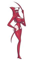 battle_nun big_ass big_breasts brutal_legend demon_girl highres iggy-bomb long_legs monster_girl nun nun_outfit sharp_claws video_game_character