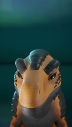 3d animated dinosaur feral feral_pred looking_at_viewer mawshot mouth_shot nullart oral_vore sound swallowed_alive swallowed_whole swallowing tagme video vore
