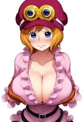 big_breasts koala_(one_piece) one_piece touching_breasts