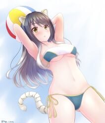 bikini princess_connect! shiori_(princess_connect!) tagu_hblabe textless