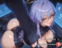 1girls 2025 ai_generated ass big_ass big_breasts female hi_res high_quality high_resolution highres honkai:_star_rail huge_ass huge_breasts huge_thighs nsfw robin_(honkai:_star_rail) sinity small_waist thick_thighs thin_waist