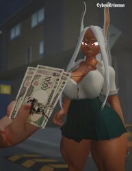 3d big_breasts blender boku_no_hero_academia cybrokrimson my_hero_academia prostitution rabbit_ears rabbit_girl rumi_usagiyama usagiyama_rumi