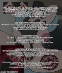 1girls abqart armpit_hair bangboo_(zenless_zone_zero) dialogue female hairy_armpits huge_breasts nipple_piercing nude sex text vaginal_penetration voluptuous zenless_zone_zero zhu_yuan