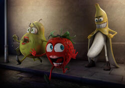 3d ? alzhem banana evil female flashing fruit funny joke male pear purse strawberry what