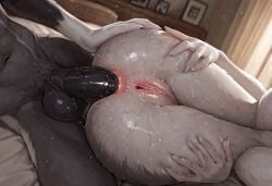ai_generated anal_sex anthro erection furry furry_female hellhound helluva_boss loona_(helluva_boss) penetration penis sex x3x7x9