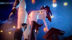 3d_animation animated character_request copyright_request female genshin_impact moonvam sex tagme video