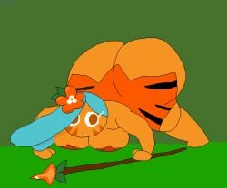 artist_upload big_ass big_butt cookie_run cookie_run_kingdom denisukr jack-o_pose pixel_art self_upload tiger_lily_cookie