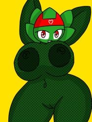 1girls anthro anthrofied ass breasts breasts female fishnets flora_fauna plant plant_girl plant_humanoid plantie plants_vs._zombies plants_vs_zombies popcap_games pussy strawberry50301 weed_(pvz)