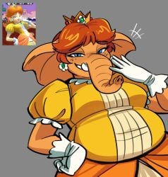 elephant daisy from super mario bros. by peargor