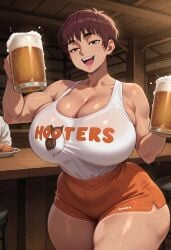 ai_assisted ai_generated berserk big_ass big_breasts blackwhiplash_(style) casca d-art_style hooters tomboy yamathegod_(style)