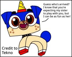 copyright_request homewashere imminent_sex microsoft_paint nsfw puppycorn questionable safe safe_for_work tagme tekno_(artist) traced traced_art unikitty_(series) warner_brothers