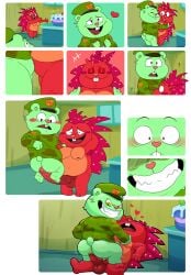 flaky (htf) from happy tree friends by dandruff