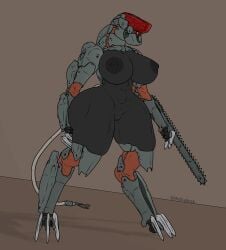 1girls abs ass blade_wolf breasts metal_gear_rising metal_gear_solid methados robot robot_girl solo solo_female tagme thick_thighs