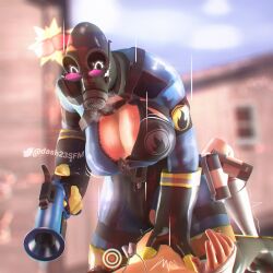 1boy 1girls 3d big_breasts breasts cleavage dash23 female fempyro male pyro rape scout_(team_fortress_2) sex sfm source_filmmaker team_fortress_2