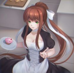 monika (doki doki literature club) from doki doki literature club by ihsara10