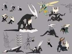 antennae black_body blush catboy chitin closed_eyes cunnilingus dubious_consent earwig fellatio from_behind hollow_knight insects oc penetration pillow presenting_hindquarters pure_vessel size_difference tear tongue vessel_(species)