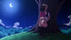 1boy 1girls 1male animated ass ass_focus ass_grab ass_slap ass_up black_hair black_legwear blonde_hair blowjob boruto:_naruto_next_generations bubble_ass bubble_butt butt_focus butt_grab casual child_bearing_hips crop_top d-art fellatio female foreshortening hill huge_ass hugging kissing male/female mp4 naruto naruto_(series) night night_sky no_sound outdoors sarada_uchiha short_shorts shorter_than_30_seconds shortstack spanking thick_thighs thigh_highs thighs thunder_thighs tree uzumaki_boruto video